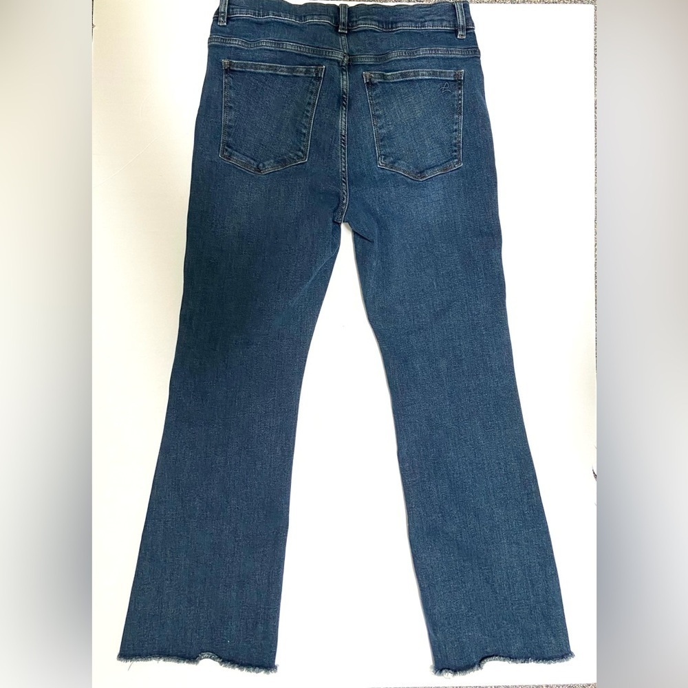 DL1961 Bridget Boot High Rise Instasculpt Crop Seacliff Frayed 31 - Picture 3 of 8